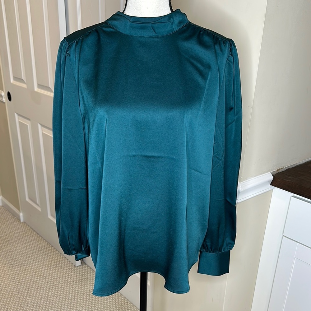 Elegant Teal Women's Top